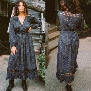 Christy Dawn Sarah Dress-L Gingko Black